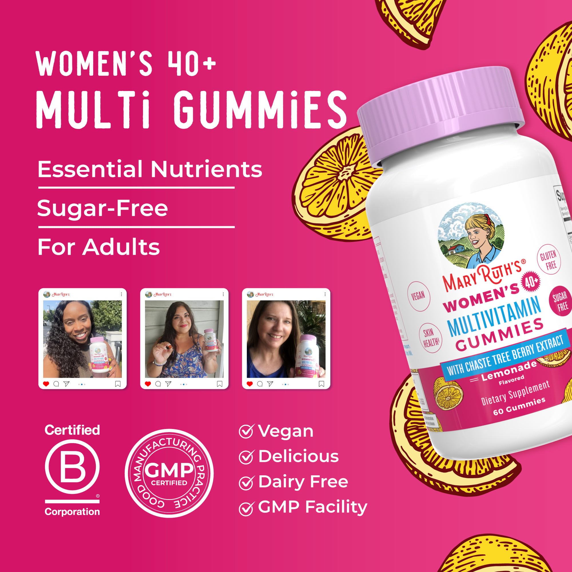 MARYRUTH'S Women's Multivitamin Gummies 40+ lifestyle scene