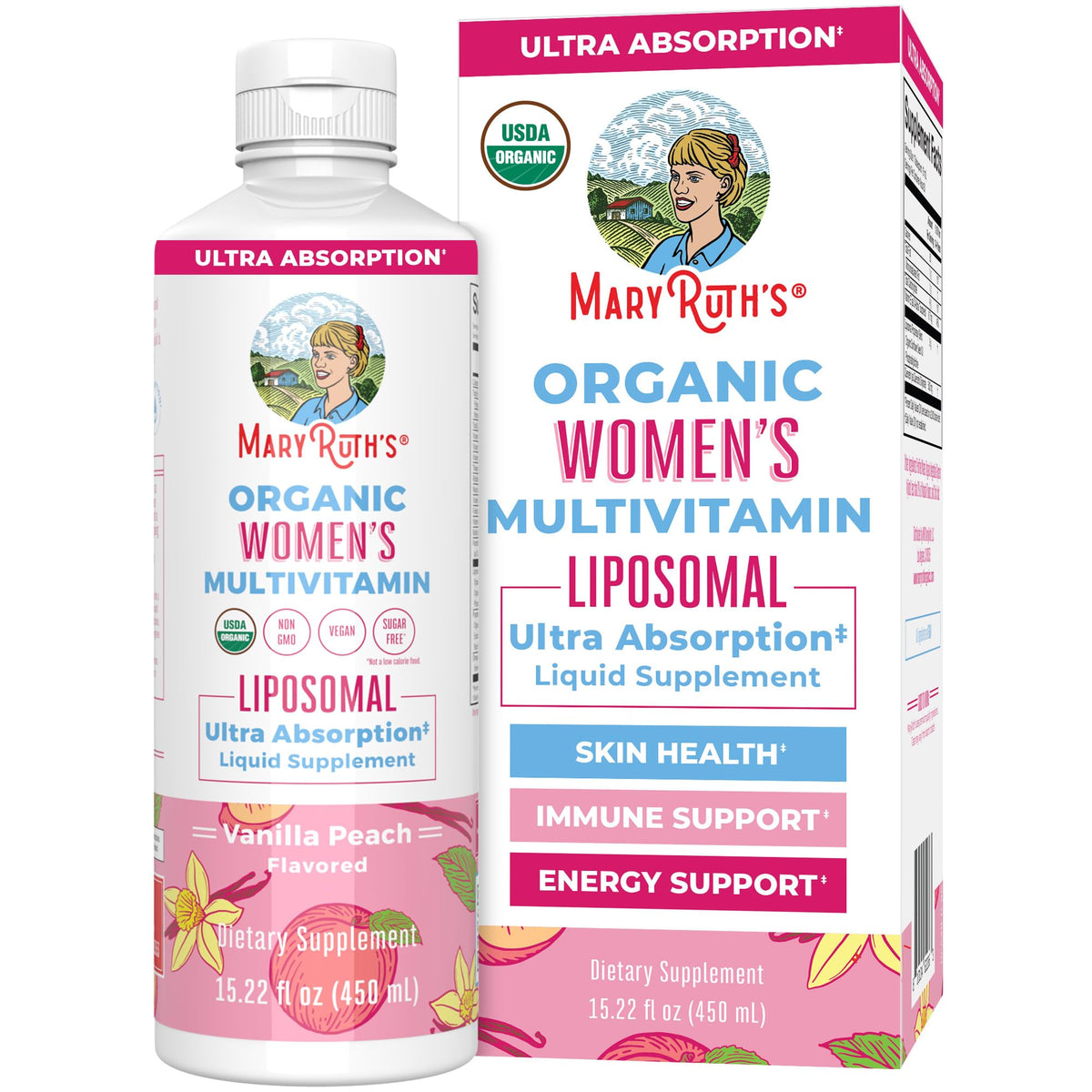 MARYRUTH'S Women's Multivitamin Liposomal 522g front view