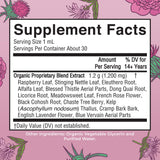 MARYRUTH'S Women's Wellness Herbal Drops 28g bottle with dropper