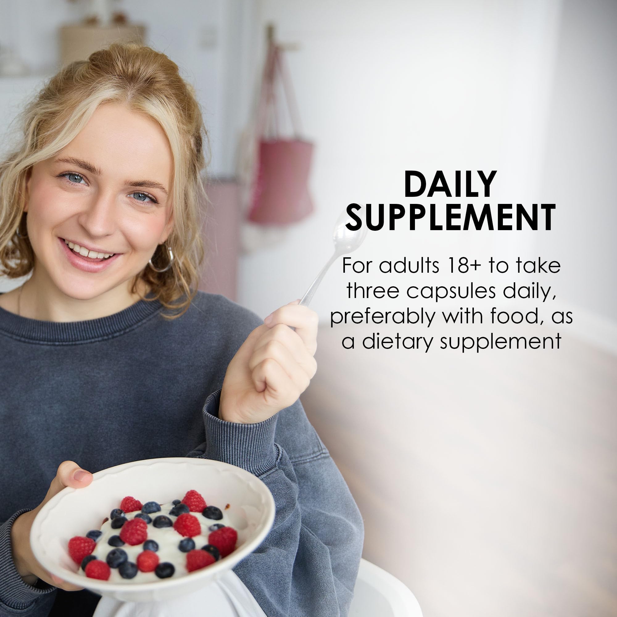 MASON NATURAL Body, Hair, Skin & Nails Supplement capsules on a table