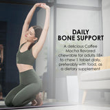 MASON NATURAL Calcium 600mg with Vitamin D3 Coffee Mocha Chewables nutritional information