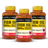 MASON NATURAL Fish Oil 1000 mg supplement front view