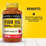 MASON NATURAL Fish Oil 1000 mg supplement side view