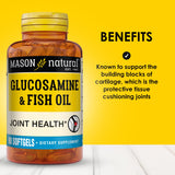 MASON NATURAL Fish Oil softgel bottle side view