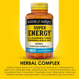 MASON NATURAL Ginseng Herbal Supplement lifestyle scene on a kitchen table