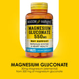 MASON NATURAL Magnesium tablets packaging