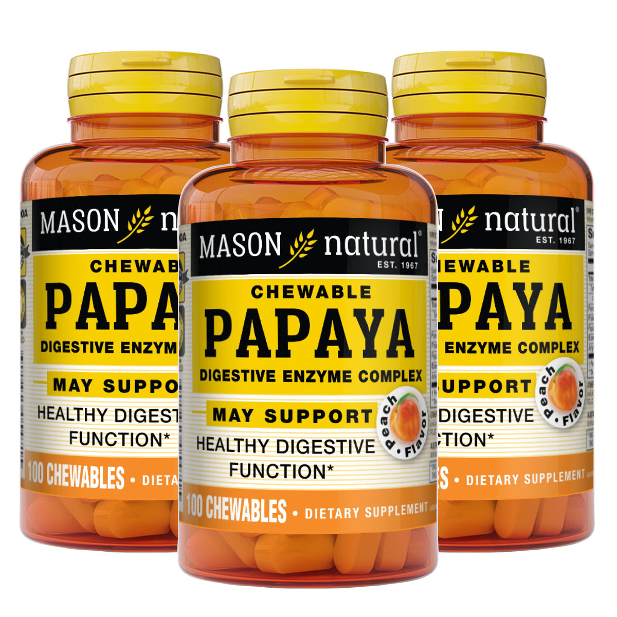 MASON NATURAL Multi-Enzyme Supplement 280g front view