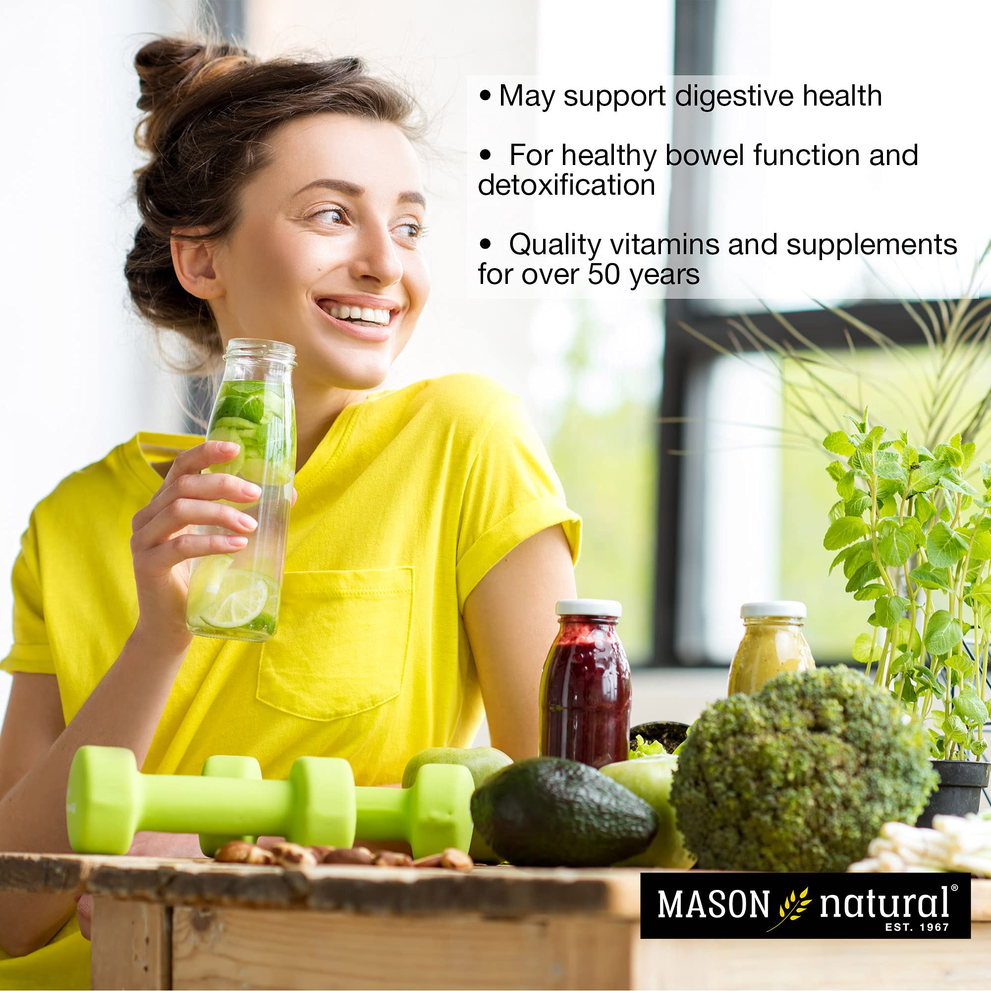 MASON NATURAL Multi-Enzyme Supplement 280g packaging details