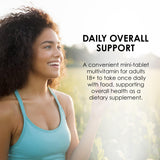 MASON NATURAL Multivitamins with Iron mini-tablets side view