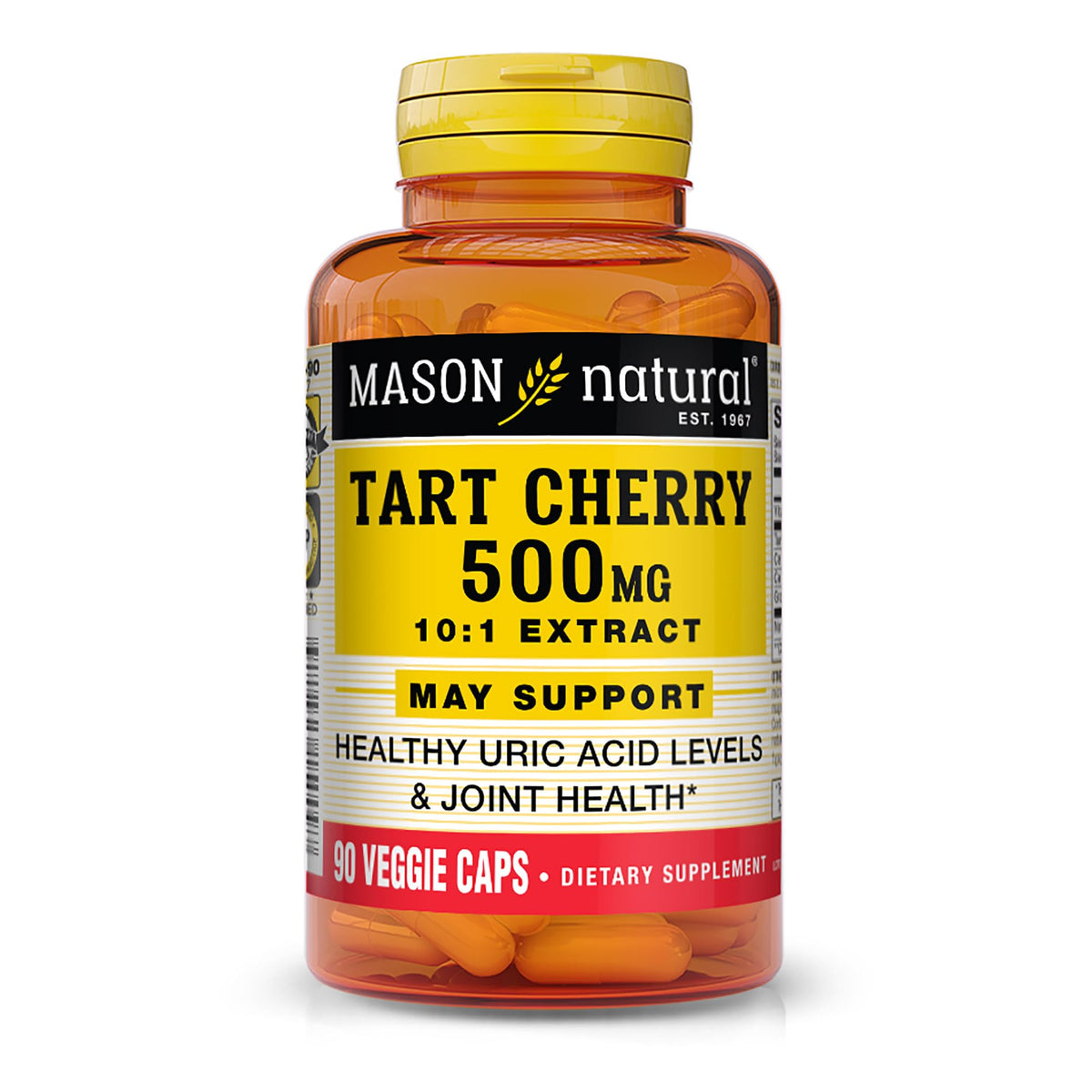 MASON NATURAL Tart Cherry 500 mg Veggie Capsules front view