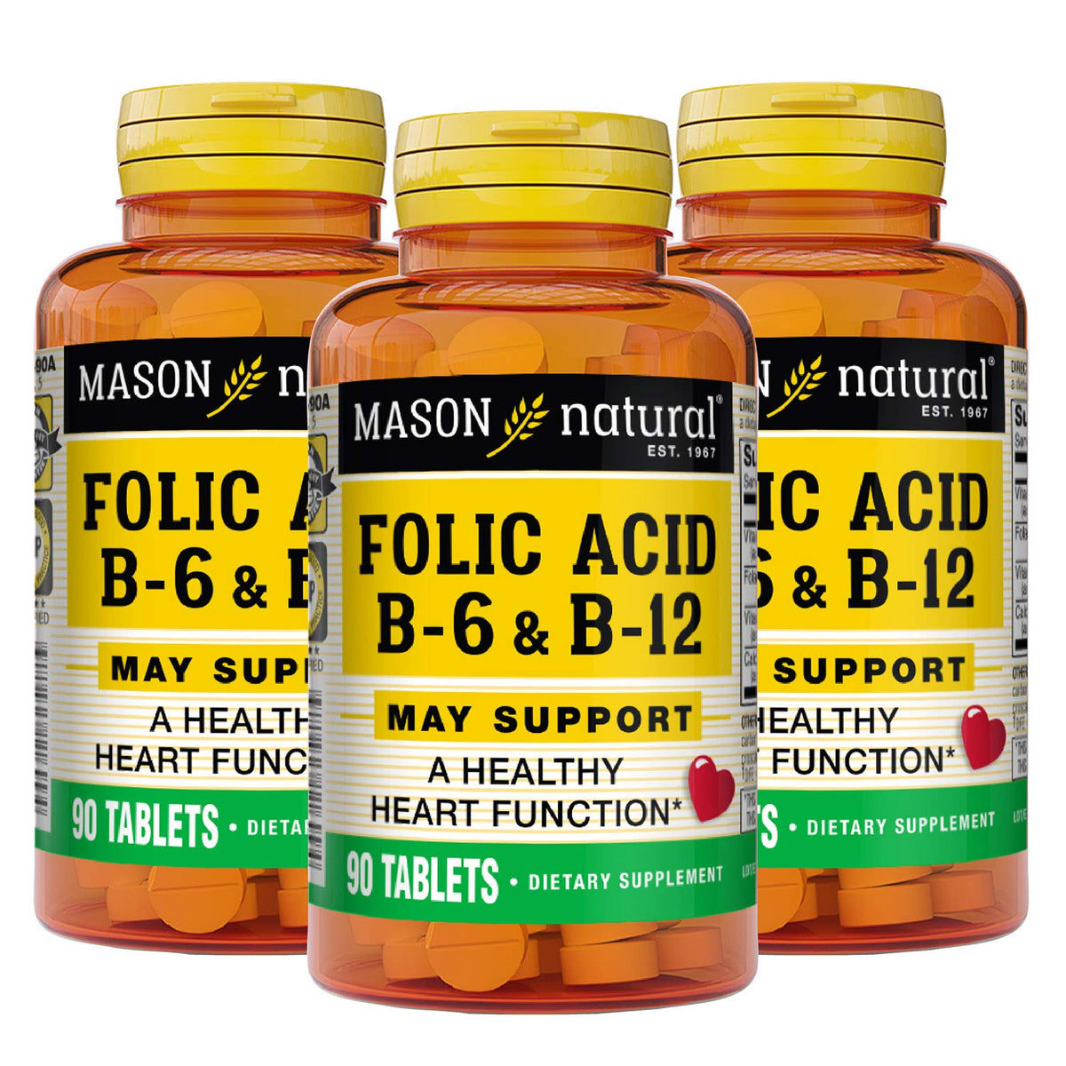 MASON NATURAL Turmeric Supplement capsule bottle front view