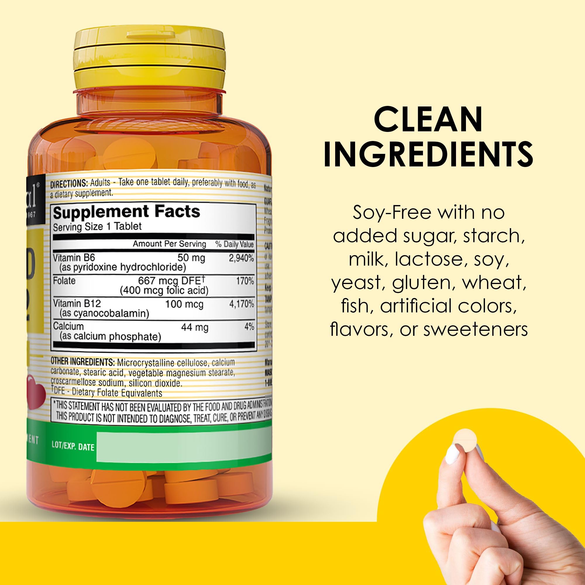 MASON NATURAL Turmeric Supplement ingredients list