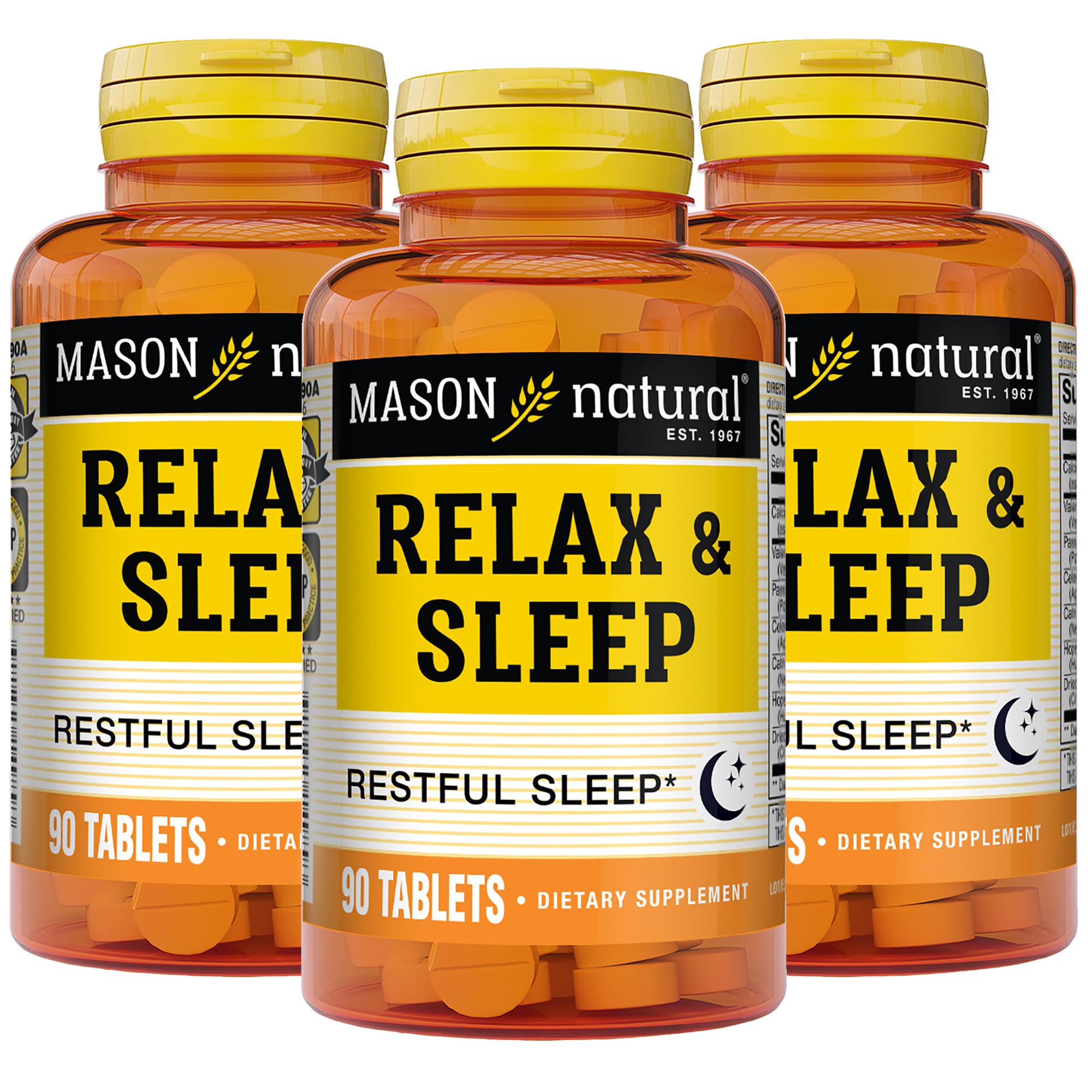 MASON NATURAL Valerian Root 60 Tablets front view