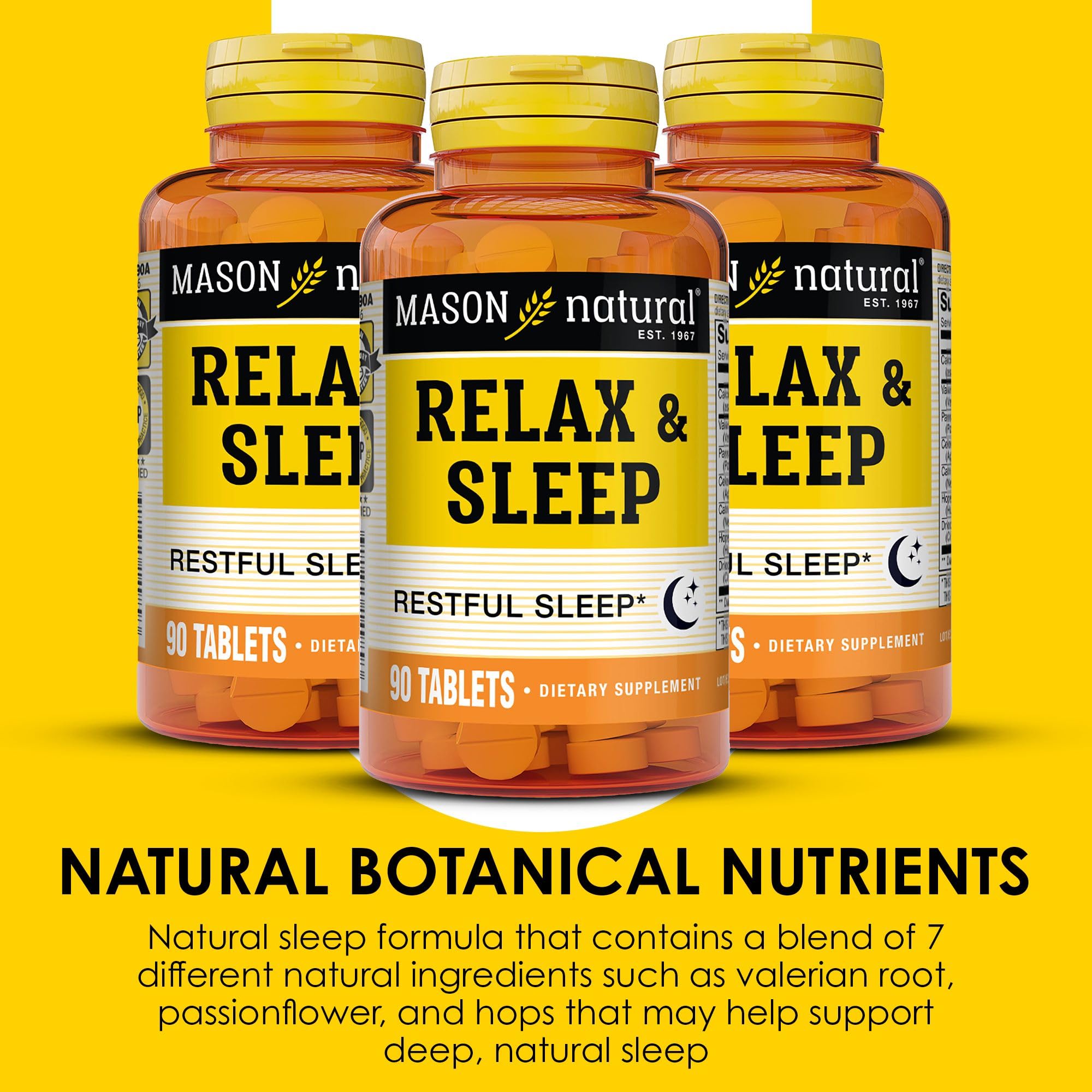 MASON NATURAL Valerian Root 60 Tablets packaging