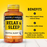 MASON NATURAL Valerian Root 60 Tablets side view