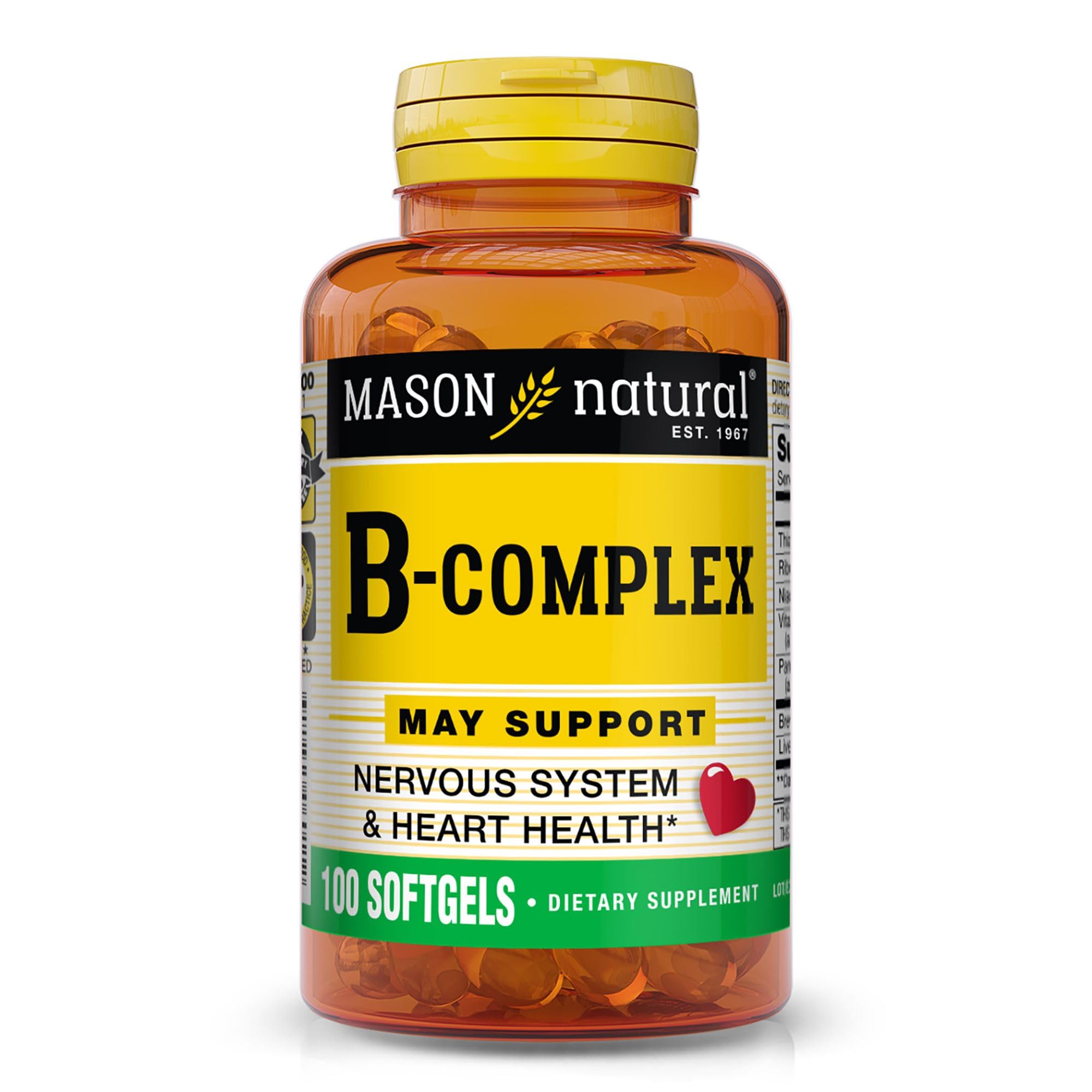 MASON NATURAL Vitamin B Complex softgel front view