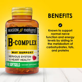 MASON NATURAL Vitamin B Complex softgel side view