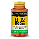 MASON NATURAL Vitamin B12 1000mcg tablets front view