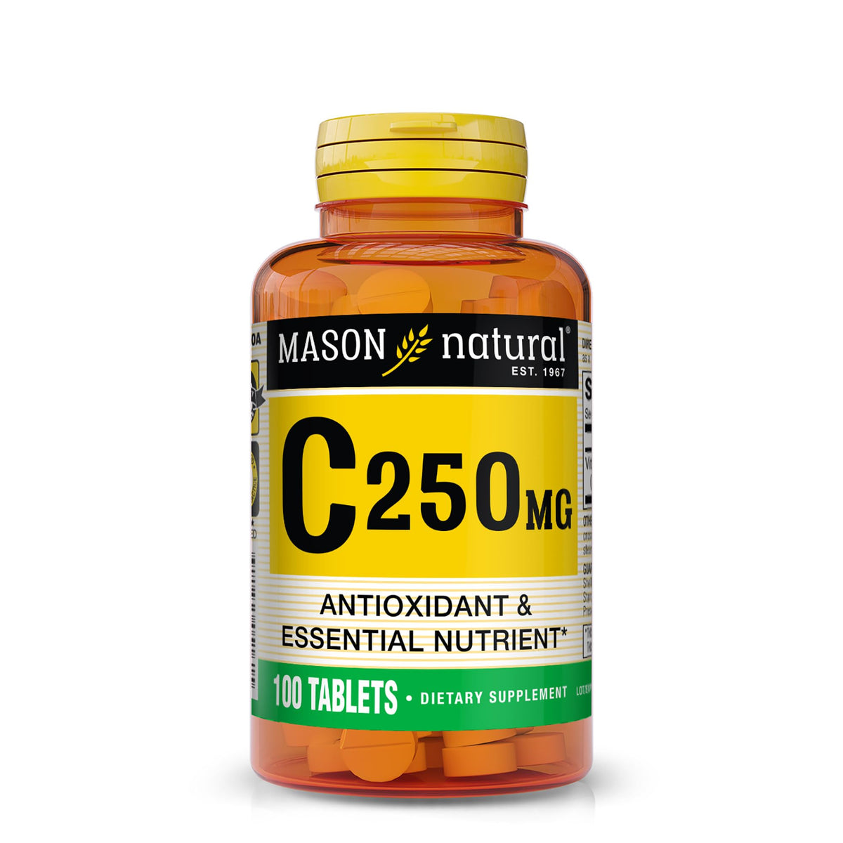 MASON NATURAL Vitamin C Supplement 9g front view