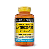 MASON NATURAL Vitamin E, C and Beta Carotene tablets front view