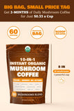 MATCHA DNA Mushroom Coffee Blend packaging details