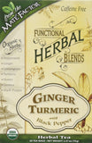 Maté Factor Ginger Turmeric with Black Pepper packaging front view