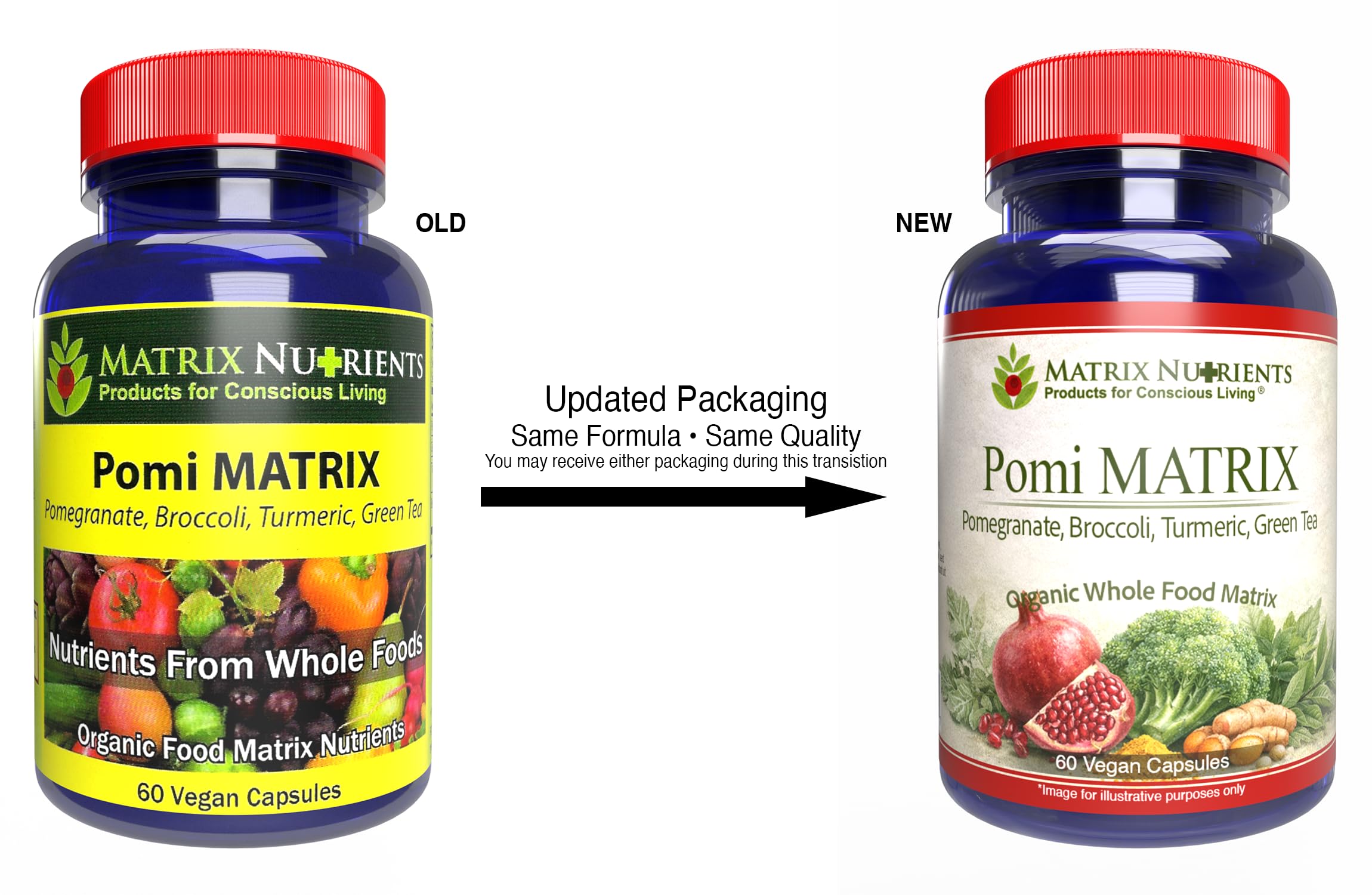 Matrix Nutrients Pomi MATRIX Turmeric Supplement back view