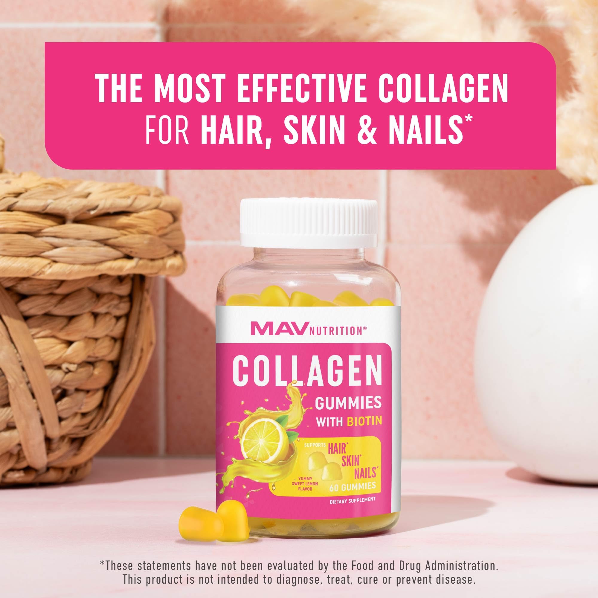 MAV NUTRITION Collagen Gummies ingredients label