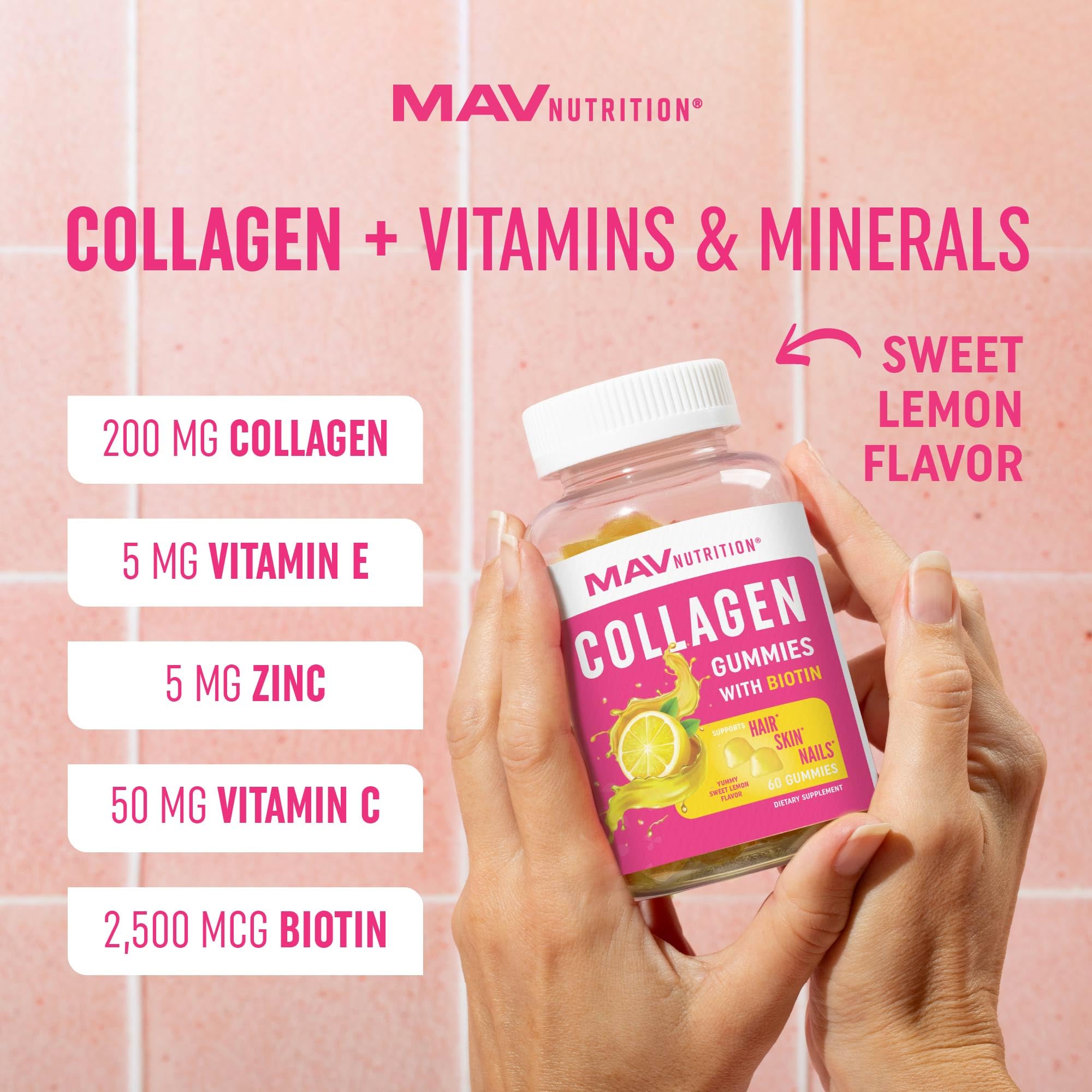 MAV NUTRITION Collagen Gummies nutritional information