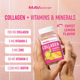 MAV NUTRITION Collagen Gummies nutritional information