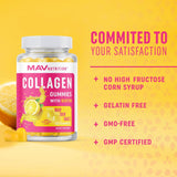 MAV NUTRITION Collagen Gummies side view of bottle