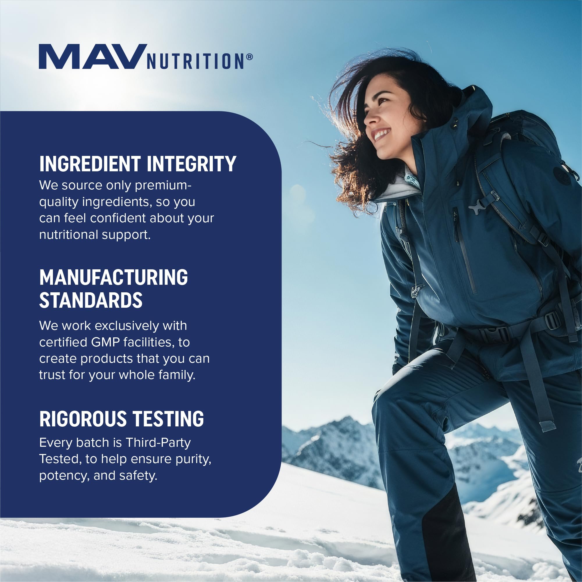 MAV NUTRITION Fish Oil Triple Strength 3600mg on a wooden table