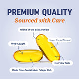 MAV NUTRITION Fish Oil Triple Strength 3600mg softgel close-up