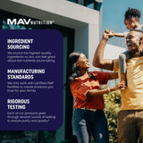 MAV NUTRITION Kids Magnesium Gummies in a child's hand