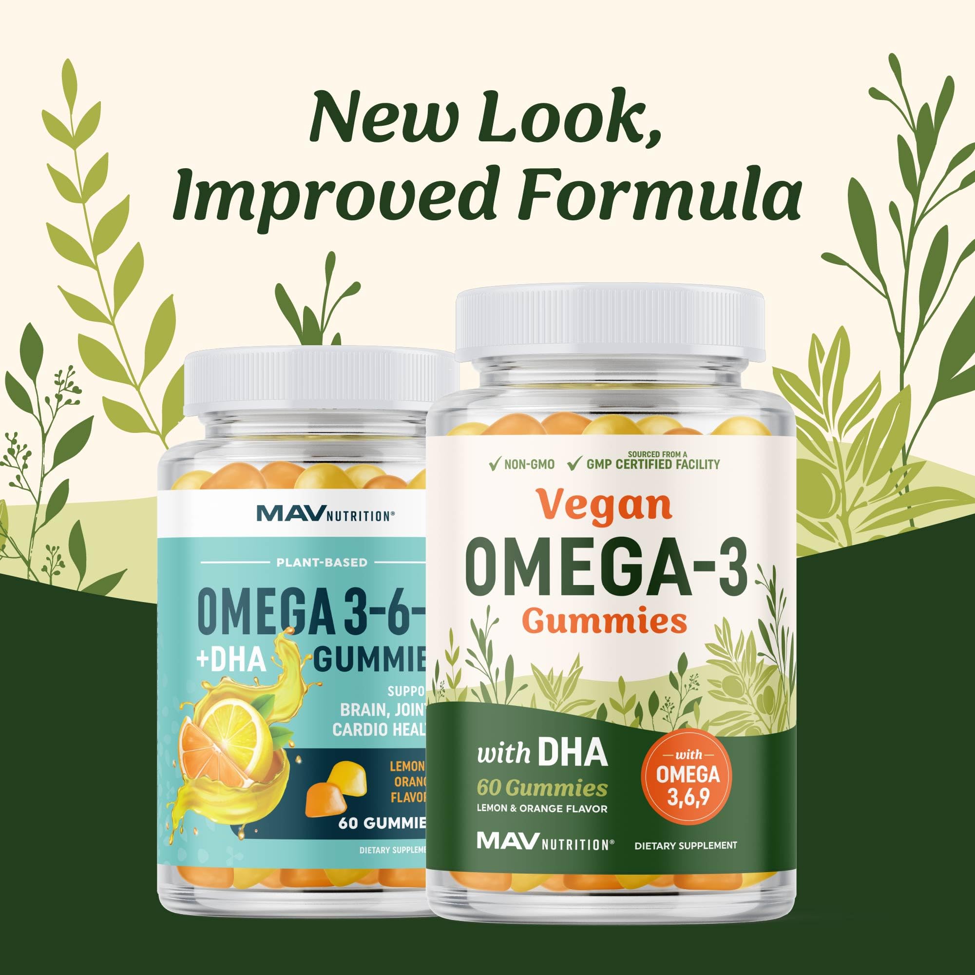 MAV NUTRITION Omega 3-6-9 Gummies Lemon flavour