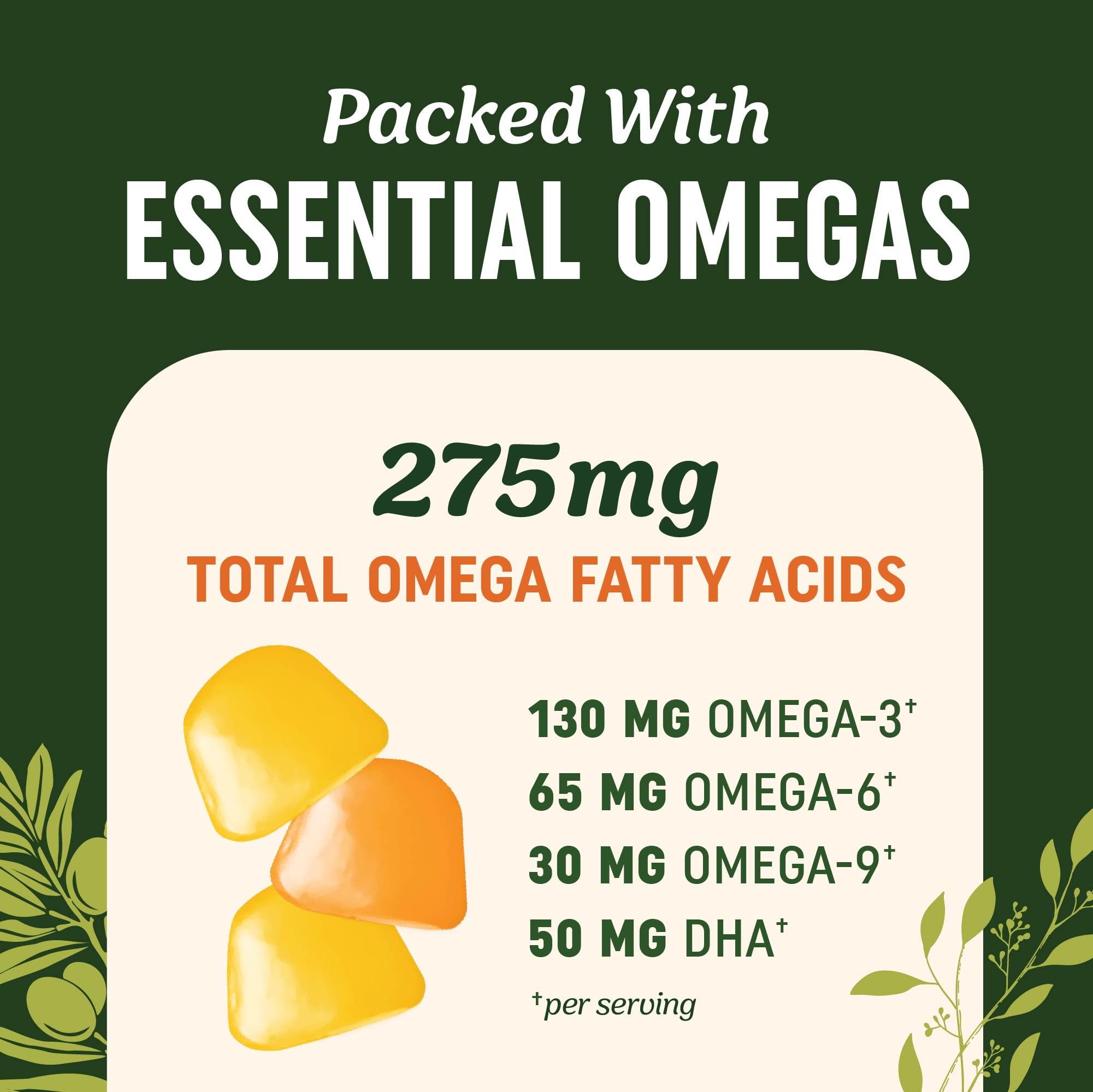 MAV NUTRITION Omega 3-6-9 Gummies Orange flavour