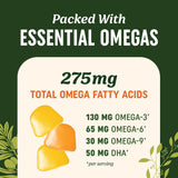 MAV NUTRITION Omega 3-6-9 Gummies Orange flavour