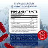MAV NUTRITION Omega 3 Q10 Supplement 1350MG ingredients list
