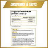 Maverick Nutrition Creatine + HMB 150g supplement side view