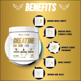 Maverick Nutrition Creatine Monohydrate 150g powder scoop