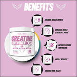Maverick Nutrition Creatine Monohydrate 150g side view
