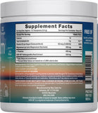 Max Calm Magnesium Supplement Raspberry-Lemonade stick pack back view
