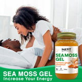MAX FIT Sea Moss Gel 24 oz jar with spoon