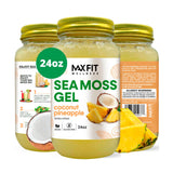 MAX FIT Sea Moss Gel 24 oz mason jar front view