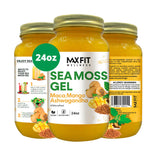 MAX FIT Sea Moss Gel 24 oz mason jar front view