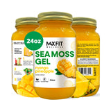 MAX FIT Sea Moss Gel 24 oz mason jar front view
