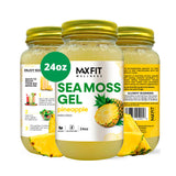 MAX FIT Sea Moss Gel 24 oz mason jar front view