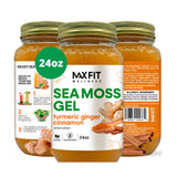 MAX FIT Sea Moss Gel 24 oz mason jar front view