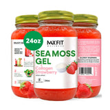 MAX FIT Sea Moss Gel 24 oz mason jar front view
