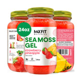 MAX FIT Sea Moss Gel 24 oz mason jar front view